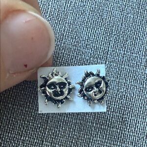 Hippy Sun Face stud Earrings